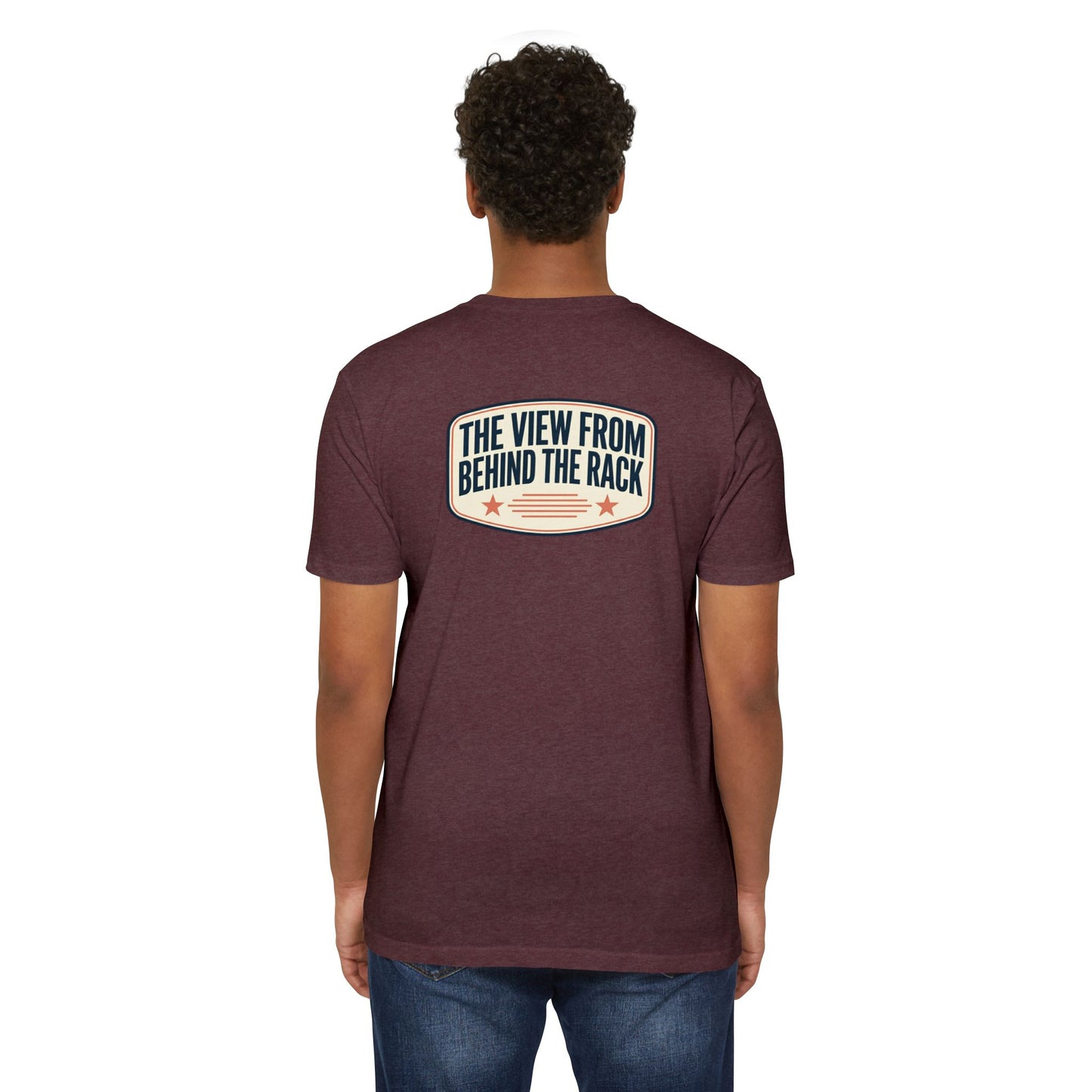 Behind The Rack T‑Shirt — Vintage Racing Crew Tee