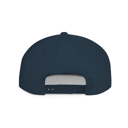 Rack Monkey Embroidered Logo Streetwear Cap -Flat Bill Snapback Hat
