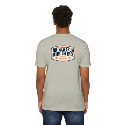 Behind The Rack T‑Shirt — Vintage Racing Crew Tee