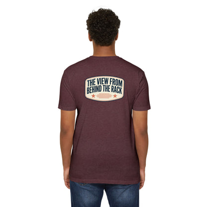 Behind The Rack T‑Shirt — Vintage Racing Crew Tee