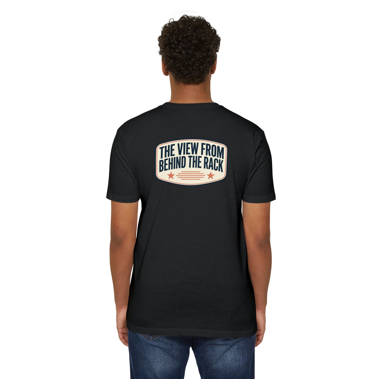 Behind The Rack T‑Shirt — Vintage Racing Crew Tee