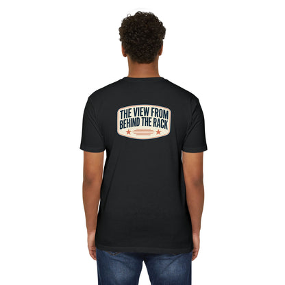 Behind The Rack T‑Shirt — Vintage Racing Crew Tee