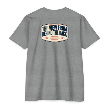 Behind The Rack T‑Shirt — Vintage Racing Crew Tee