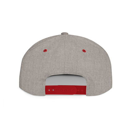 Rack Monkey Embroidered Logo Streetwear Cap -Flat Bill Snapback Hat