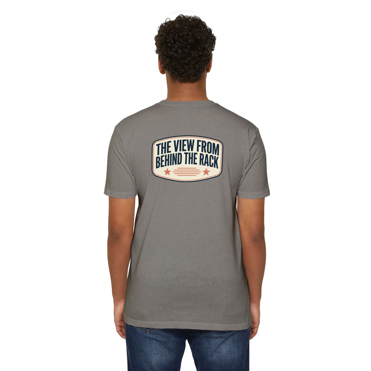 Behind The Rack T‑Shirt — Vintage Racing Crew Tee