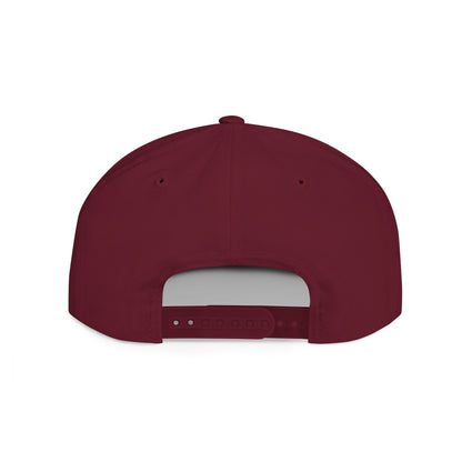 Rack Monkey Embroidered Logo Streetwear Cap -Flat Bill Snapback Hat