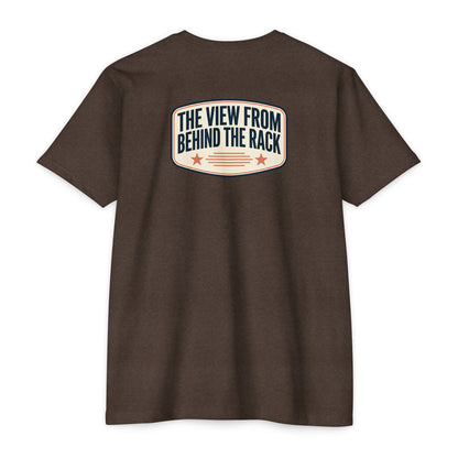 Behind The Rack T‑Shirt — Vintage Racing Crew Tee