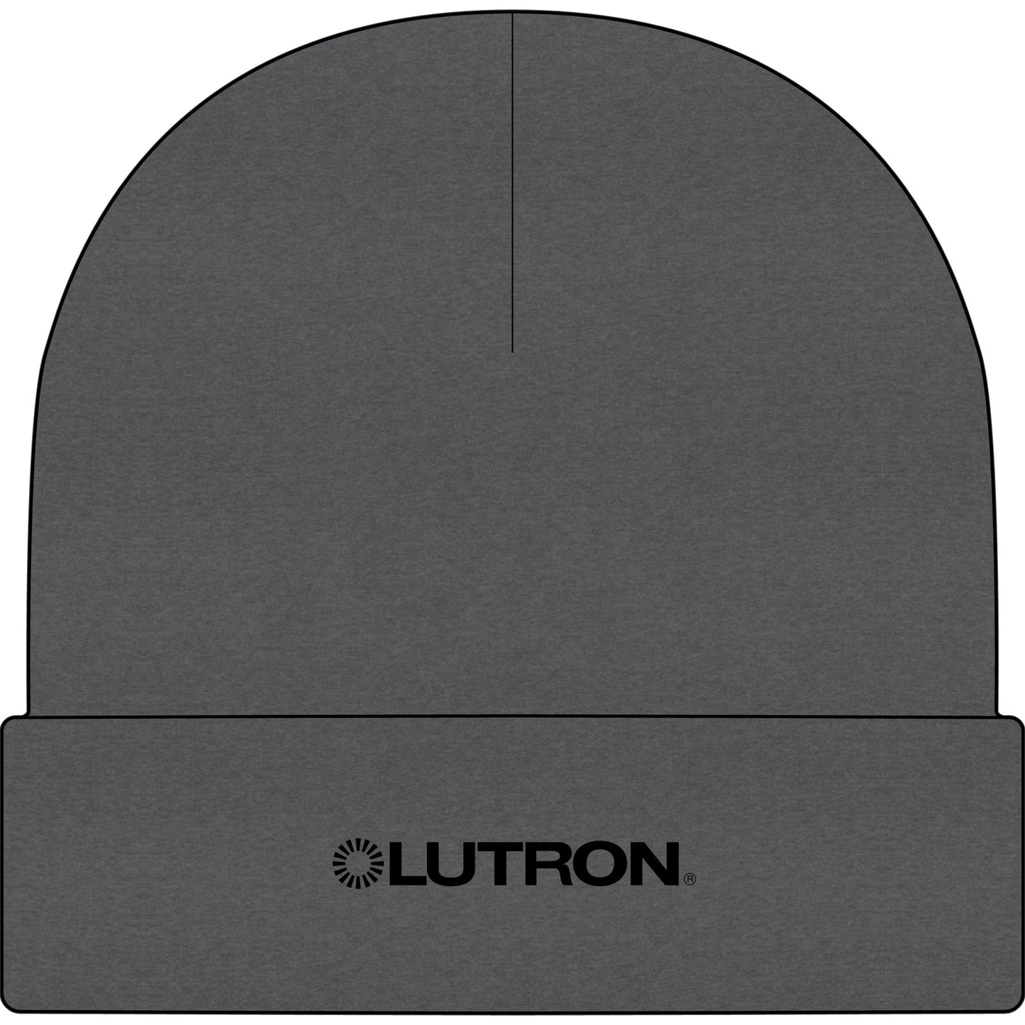 Lutron Logo Cuff Beanie — Branded Knit Winter Hat
