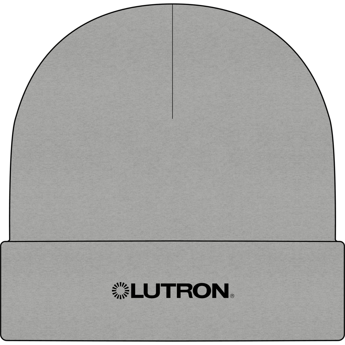 Lutron Logo Cuff Beanie — Branded Knit Winter Hat