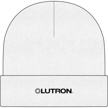 Lutron Logo Cuff Beanie — Branded Knit Winter Hat