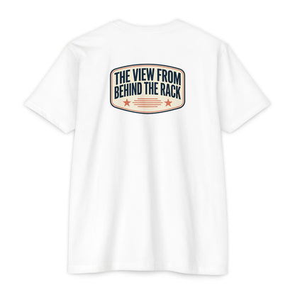 Behind The Rack T‑Shirt — Vintage Racing Crew Tee