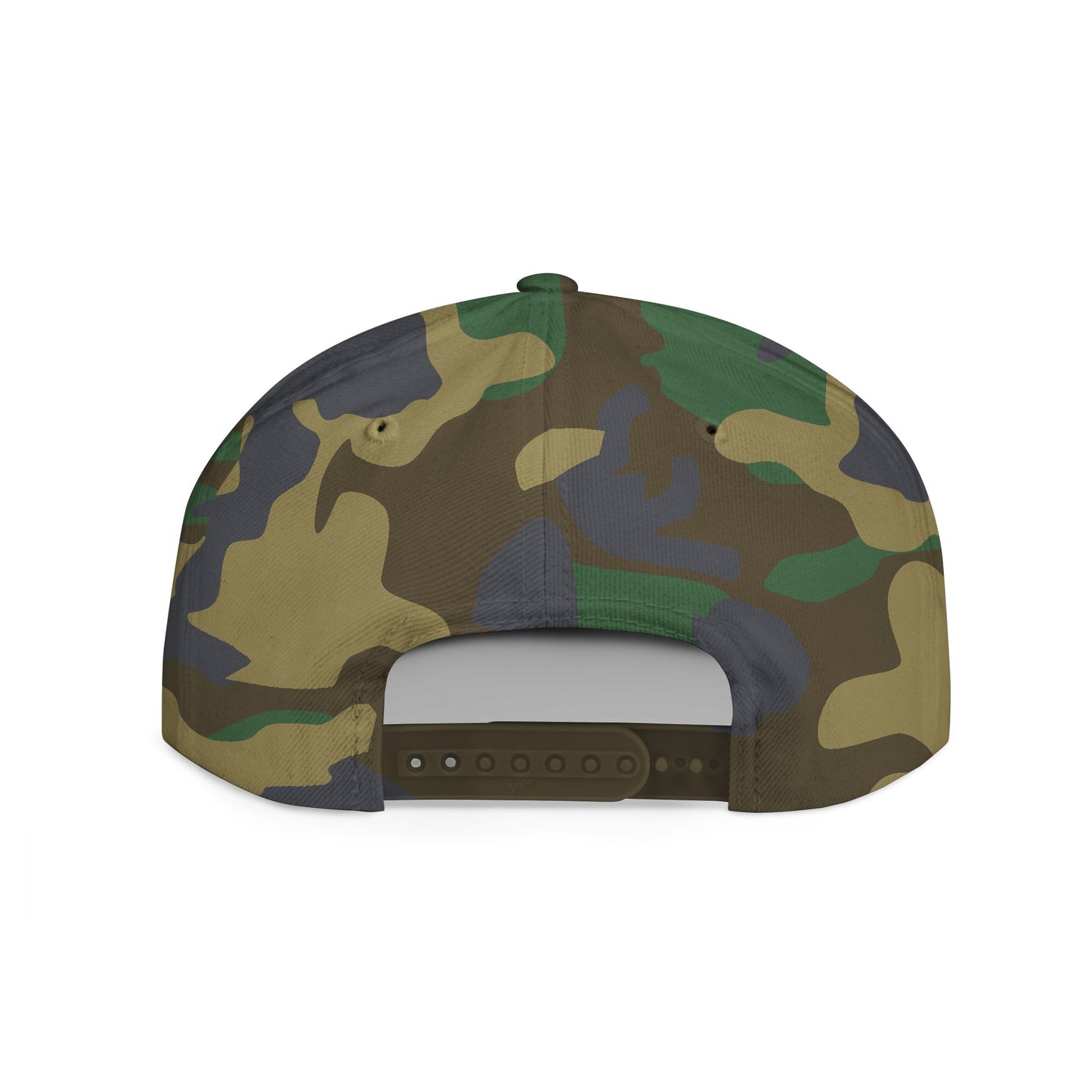 Rack Monkey Embroidered Logo Streetwear Cap -Flat Bill Snapback Hat