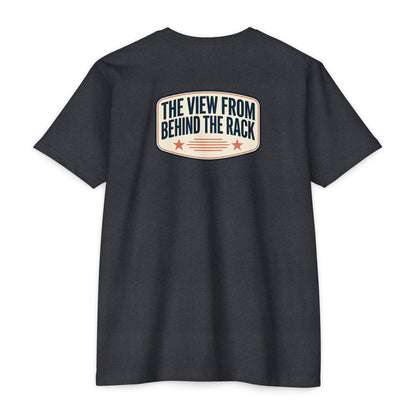 Behind The Rack T‑Shirt — Vintage Racing Crew Tee