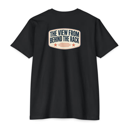 Behind The Rack T‑Shirt — Vintage Racing Crew Tee