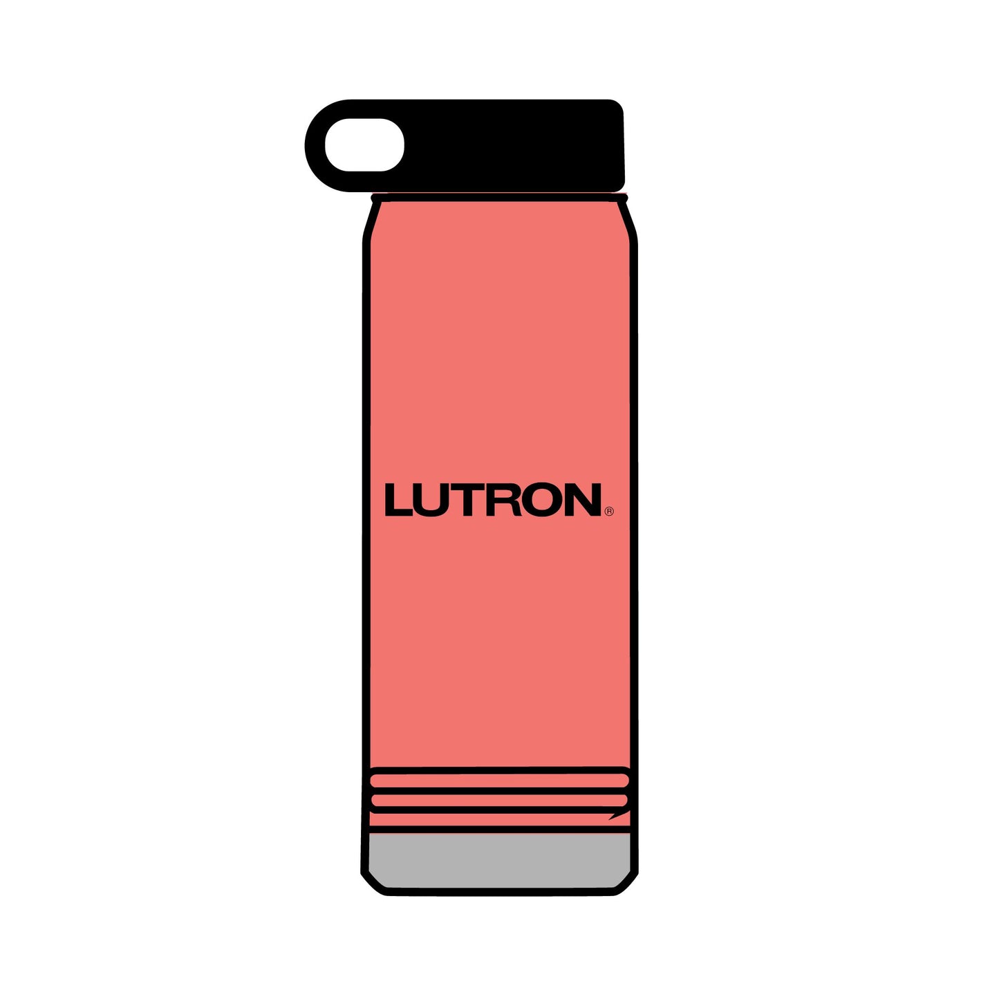32oz Insulated Water Bottle — Lutron Logo Stainless Steel Tumbler