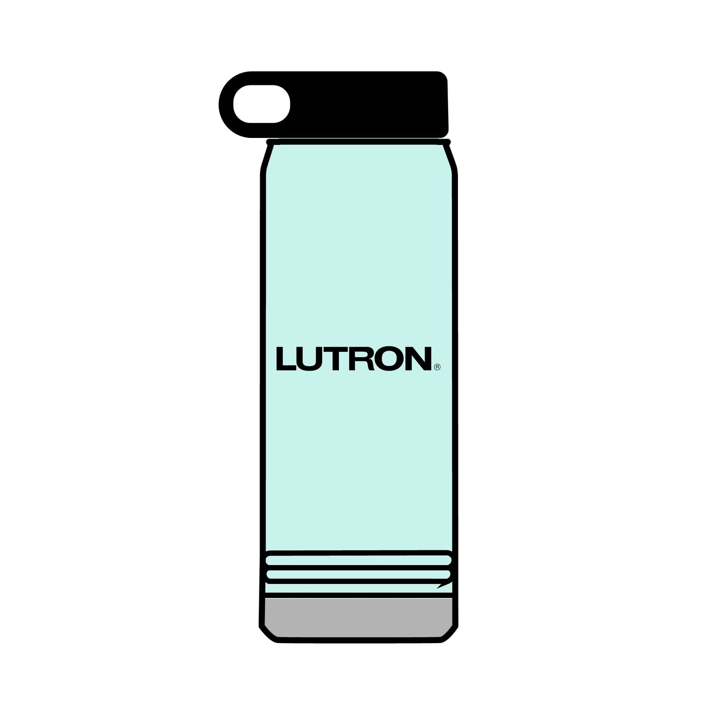 32oz Insulated Water Bottle — Lutron Logo Stainless Steel Tumbler