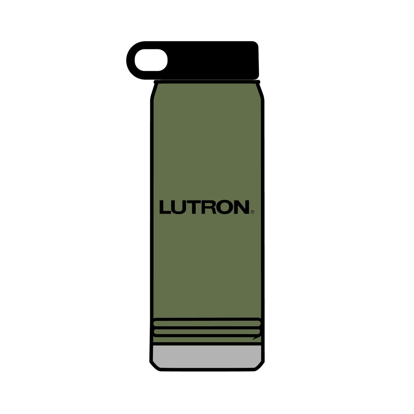 32oz Insulated Water Bottle — Lutron Logo Stainless Steel Tumbler