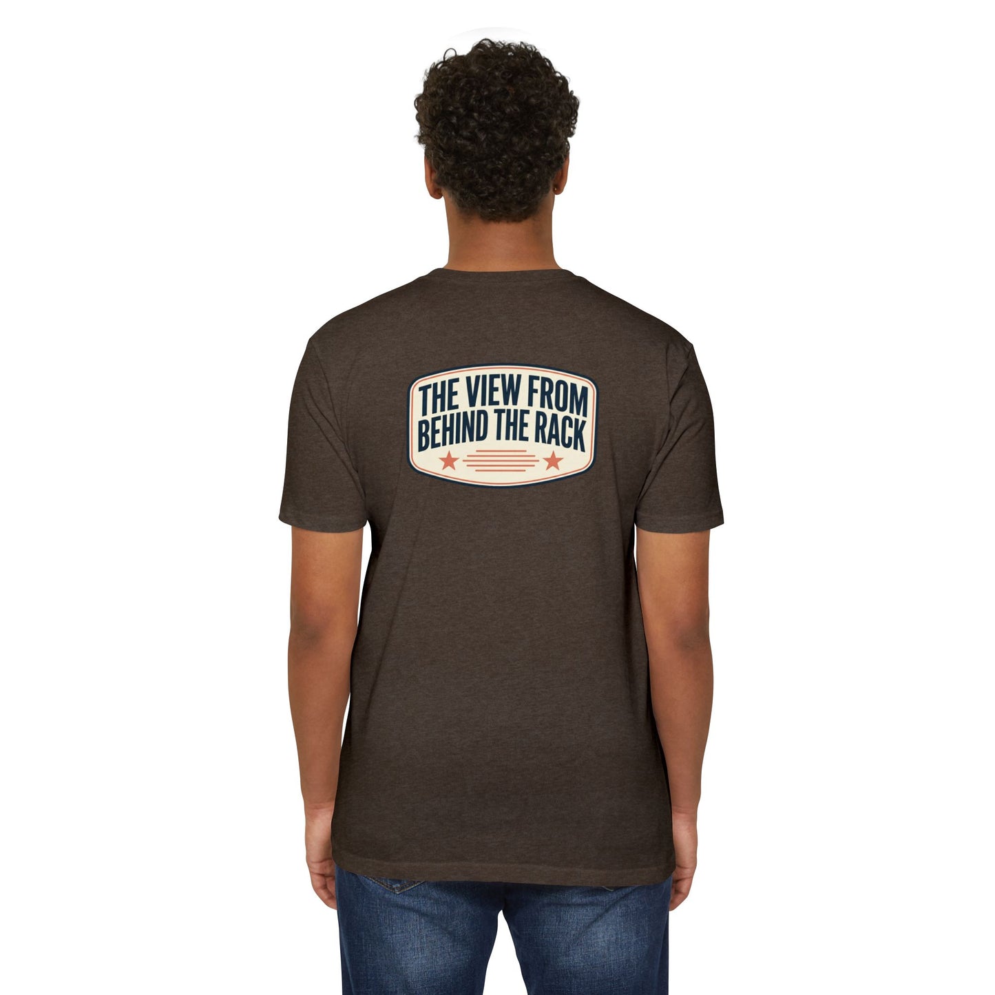 Behind The Rack T‑Shirt — Vintage Racing Crew Tee