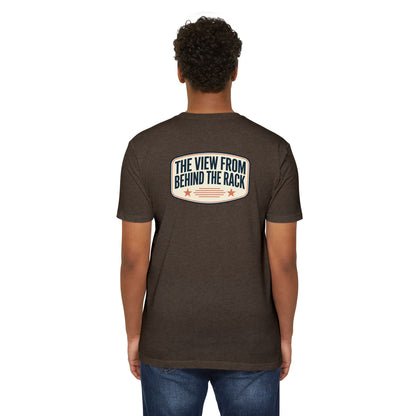 Behind The Rack T‑Shirt — Vintage Racing Crew Tee