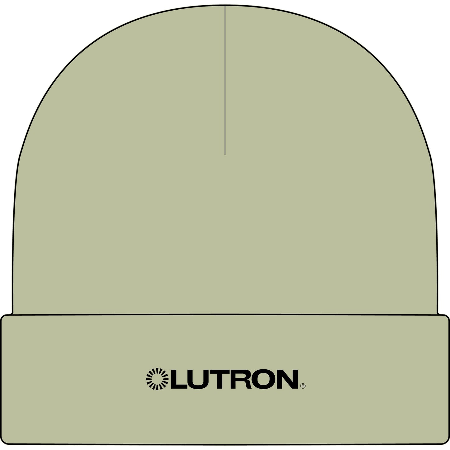 Lutron Logo Cuff Beanie — Branded Knit Winter Hat