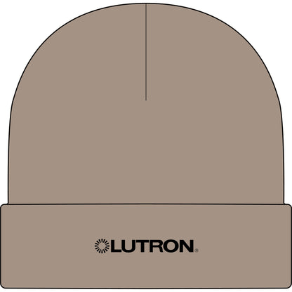 Lutron Logo Cuff Beanie — Branded Knit Winter Hat