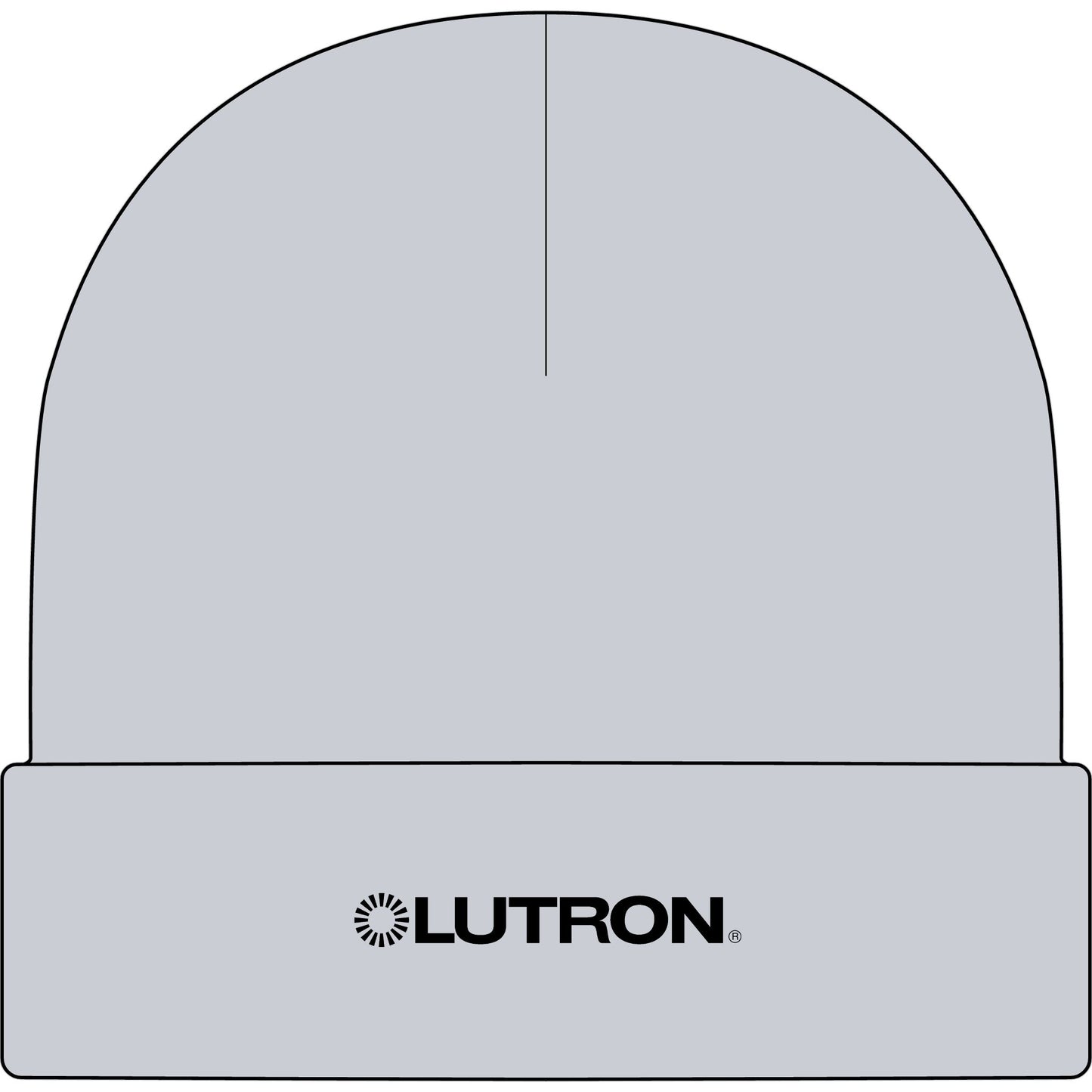 Lutron Logo Cuff Beanie — Branded Knit Winter Hat