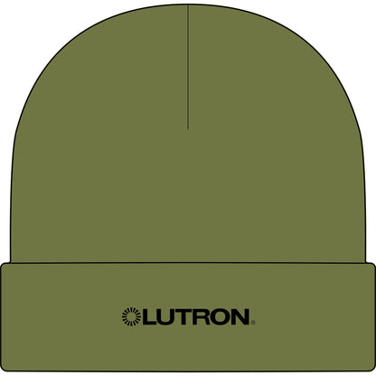 Lutron Logo Cuff Beanie — Branded Knit Winter Hat