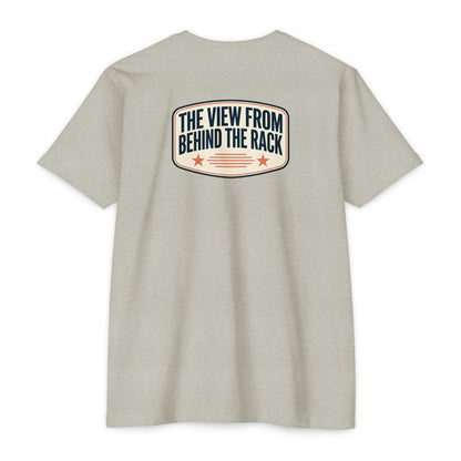 Behind The Rack T‑Shirt — Vintage Racing Crew Tee