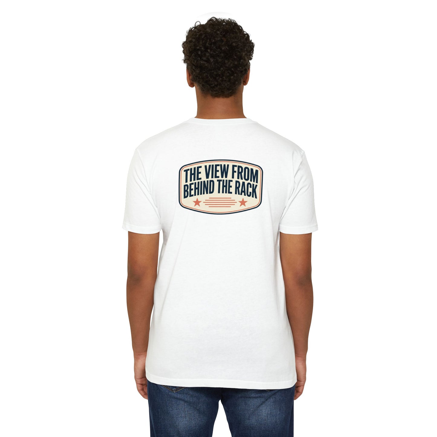 Behind The Rack T‑Shirt — Vintage Racing Crew Tee