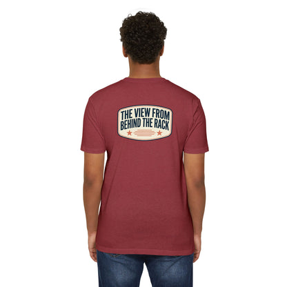 Behind The Rack T‑Shirt — Vintage Racing Crew Tee