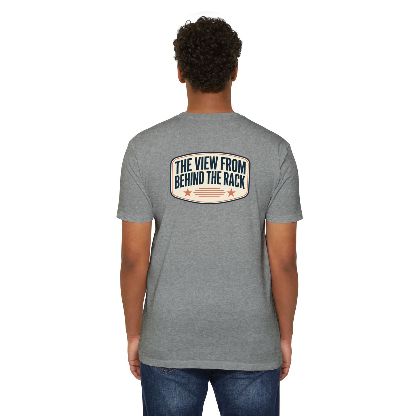Behind The Rack T‑Shirt — Vintage Racing Crew Tee
