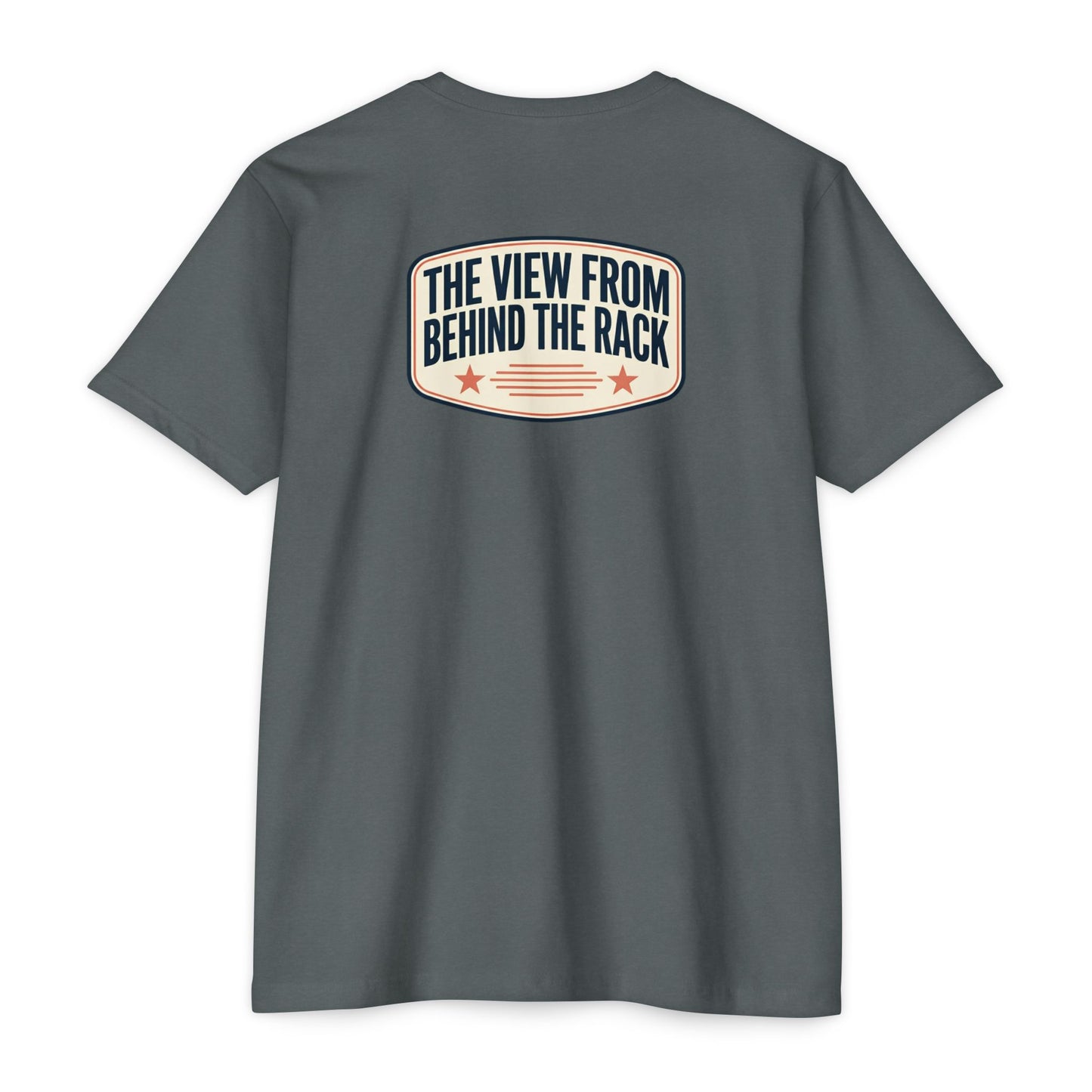 Behind The Rack T‑Shirt — Vintage Racing Crew Tee